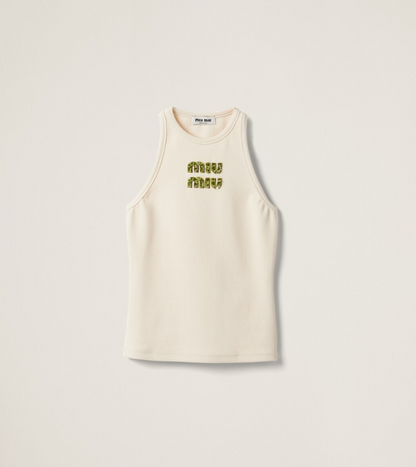 Ribbed Jersey Top