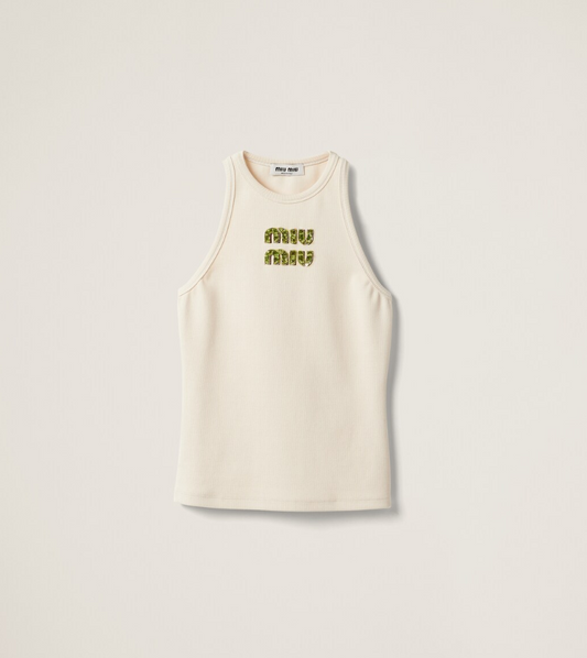 Ribbed Jersey Top