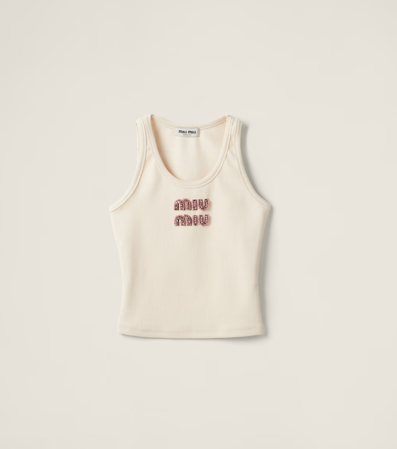 Ribbed Jersey Top