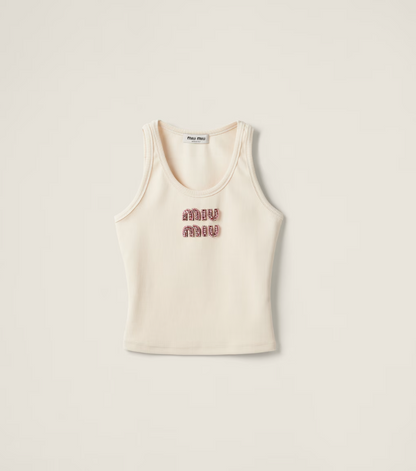 Ribbed Jersey Top